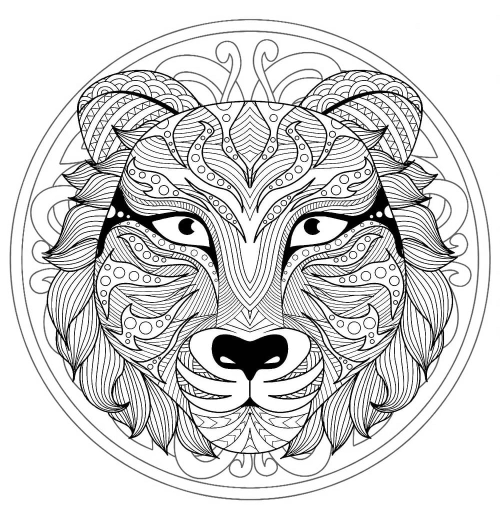 Mandalas Tigre 47